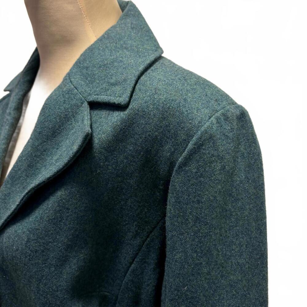 NWT Vintage 70's Pendleton 100% Virgin Wool Teal Jacket Blazer Academia Preppy - Picture 5 of 9